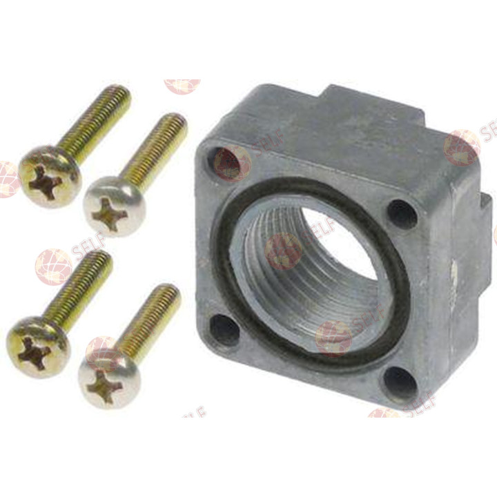 gaz bağlantısı düz 1/2" flanş 32x32 mm - 1220024 | Self Endüstriyel Yedek Parça