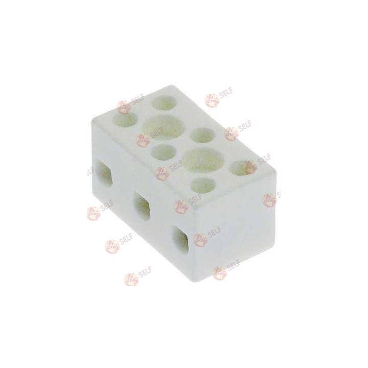 porselen terminal bloğu 3 kutuplu 2,5 mm² delik aralığı 14 mm maks. 32 A maks. 250 V U 39 mm G 23 mm - 9360065 | Self Endüstriye
