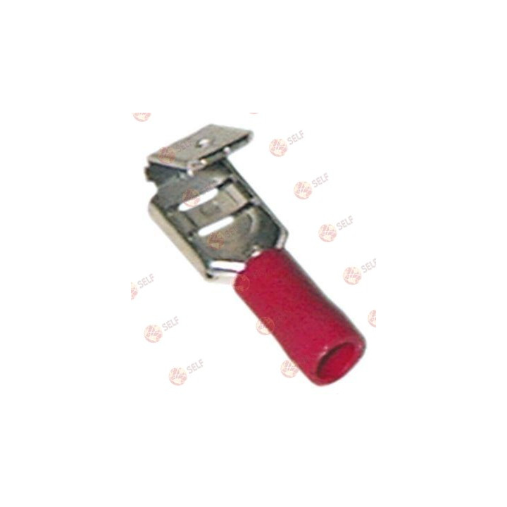dişi faston boyutu 6,3x0,8 mm 0,5-1,5 mm² Adet 100 adet piggyback yalıtım PVC Cu gal Sn kırmızı - 9360074 | Self Endüstriyel Yed