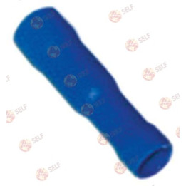 female bullet size ø4mm 1.5-2.5mm² qty 100 pcs insulation pvc cu gal sn blue t.max. 75°C - 9360093 | Self Endüstriyel Spare Part