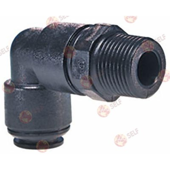 John Guest açılı dişli itmeli bağlantı parçası 3/8" BSP boru bağlantısı ø8 mm - 1360589 | Self Endüstriyel Yedek Parça