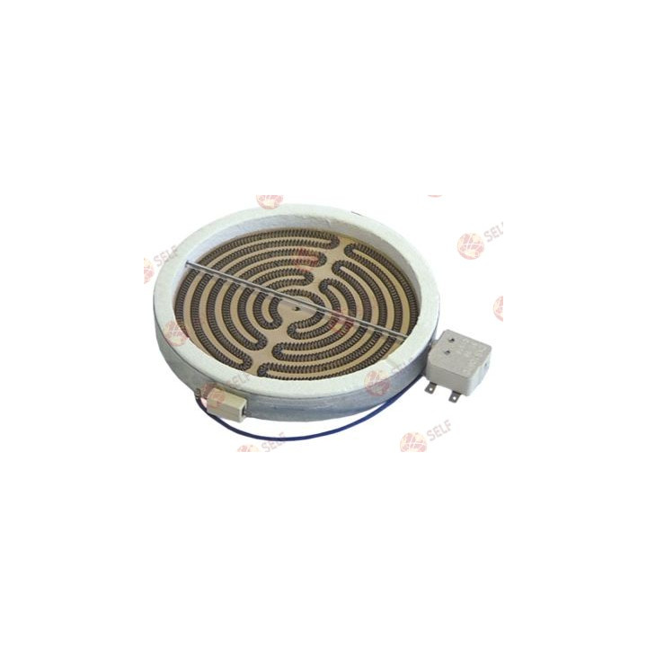 radyasyon ısıtıcısı ø 200 mm, 1800 W, 230 V, ısıtma devreleri 1, enerji regülasyonu - 3002666 | Self Endüstriyel Yedek Parça