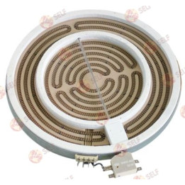 radiation heater ø 300mm 3400W heating circuits 2 partial power 1500W - 3002671 | Self Endüstriyel Spare Part