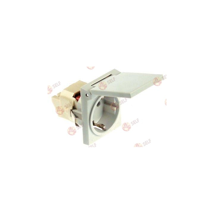 güç prizi cee7/4 tip f gömme versiyon 3 kutuplu kontaklar p+n+e maks. 16A maks. 230V ince sigortalı - 1620271 | Self Endüstriyel