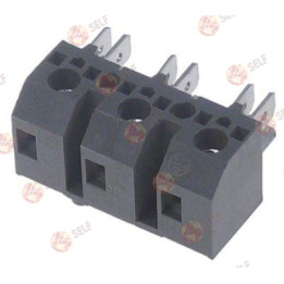 bağlantı terminali 3 kutuplu maks. 16 A maks. 400 V bağlantı ø 2,5 mm² / F6,3 sıcaklık direnci 150 °C - 9360209 | Self Endüstriy