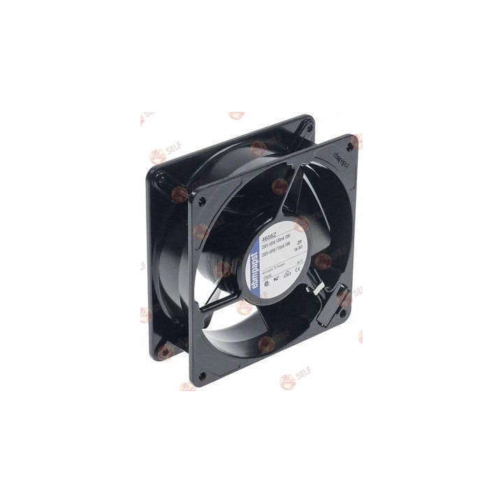 eksenel fan U 119 mm G 119 mm Y 38 mm 230 VAC 50 Hz 18 W rulman bilyalı rulman imalatçı no. 4656Z metal - 4380104 | Self Endüstr