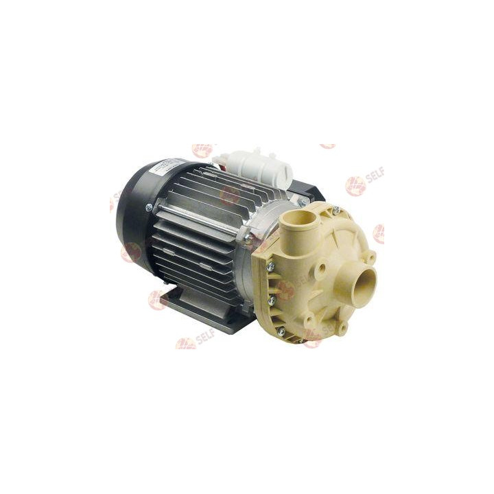 pompa, giriş çapı 45 mm, çıkış çapı 40 mm, tip C1021SX, 230 V, 50 Hz, 1 faz, 0,55 kW, 0,75 HP, uzunluk 300 mm - 416625 | Self En