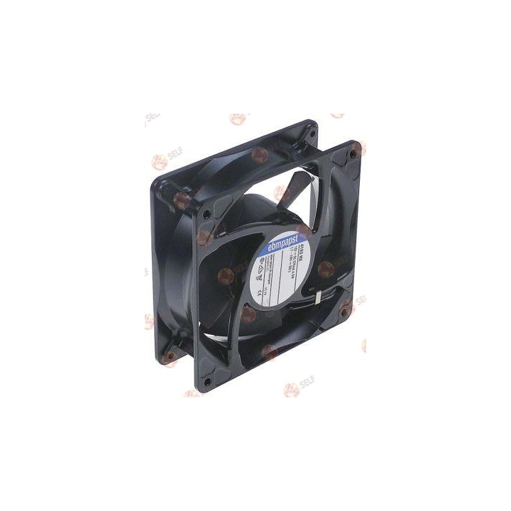 eksenel fan U 119 mm G 119 mm Y 38 mm 12 V DC 4,5 W rulman bilyalı rulman imalatçı no. 4182NX metal - 4380114 | Self Endüstriyel