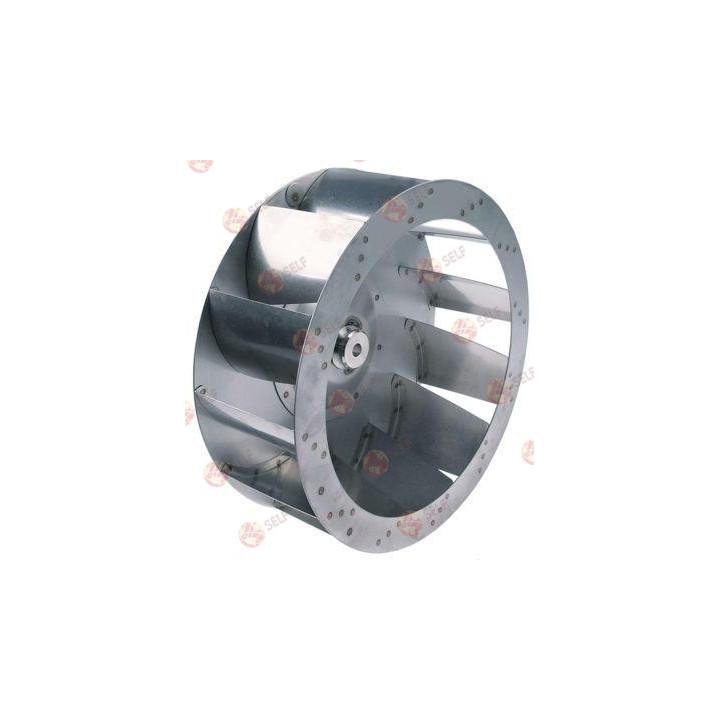 fan çarkı D1 ø 350 mm H1 125 mm kanat sayısı 12 D2 ø 13 mm D3 ø 16 mm - 9340227 | Self Endüstriyel Yedek Parça