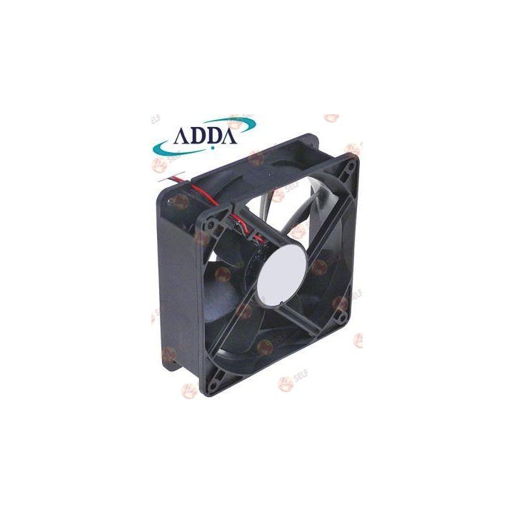 eksenel fan U 120 mm G 120 mm Y 38 mm 24 VDC 9,2 W rulman bilyalı rulman bağlantı kablosu 300 mm ADDA - 4380133 | Self Endüstriy