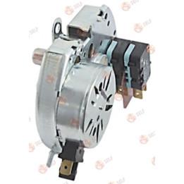 CROUZET dişli motoru, 1 odacıklı, 220/240 V, 50 Hz, 3,5 W, Y 32 mm, U 92 mm, G 68 mm, tip 82888107, mil çapı 11 mm - 2048080 | S