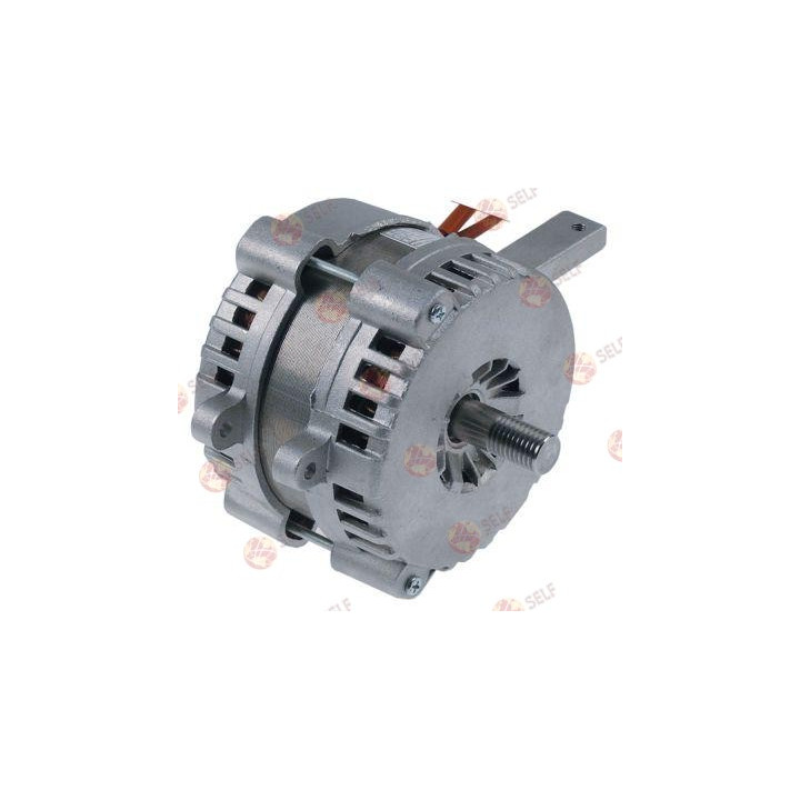 motor 230 V, 1 faz, 50 Hz, 1380 dev/dak, mil çapı 15 mm, mil uzunluğu 28 mm, çap 115 mm, yükseklik 87 mm - 417094 | Self Endüstr