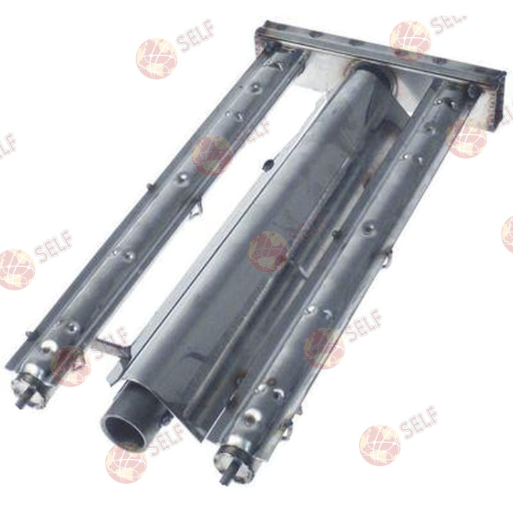 çubuk brülör 2 sıralı, uzunluk 400 mm, genişlik 205 mm, yükseklik 45 mm, kömür ızgarası - 1500618 | Self Endüstriyel Yedek Parça