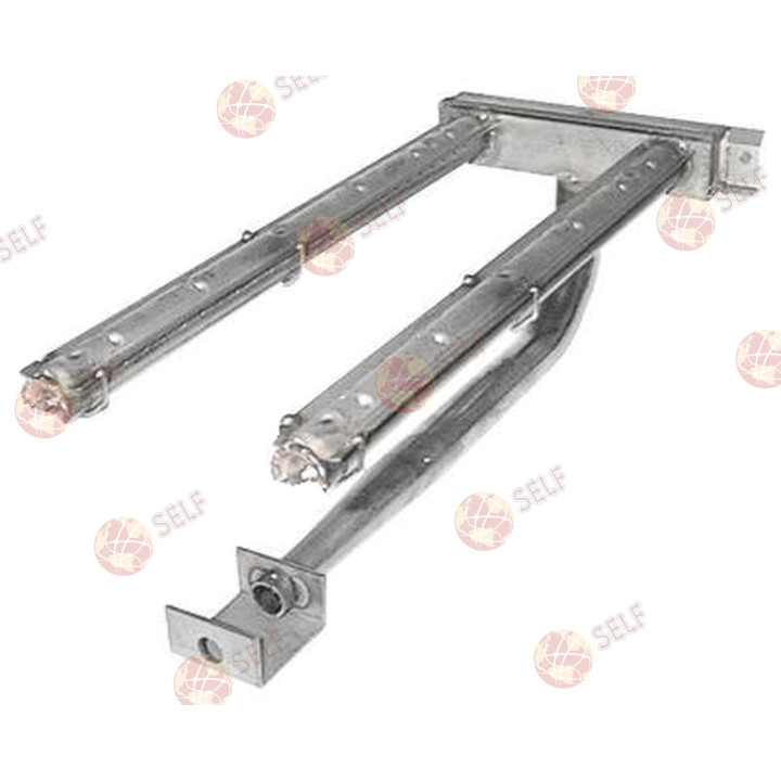 çubuk brülör, 2 sıralı, uzunluk 485 mm, genişlik 240 mm, yükseklik 170 mm, ızgara - 1500642 | Self Endüstriyel Yedek Parça