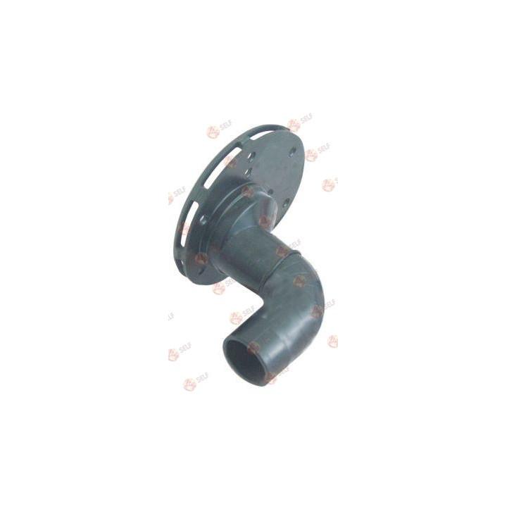 intake body ED ø 128mm hose ø 40mm - 4620024 | Self Endüstriyel Spare Part