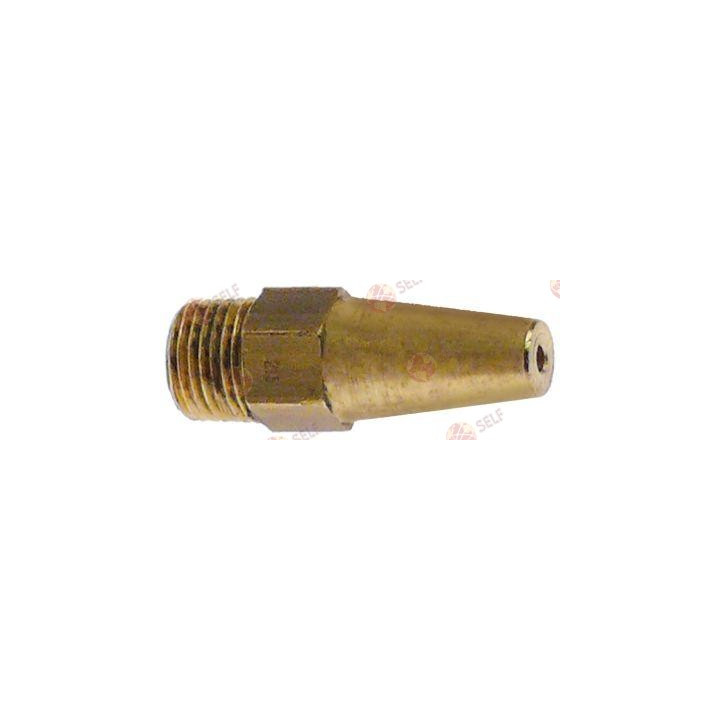 gaz enjektörü dişi 1/8" WS 10 delik çapı ø 2,15 mm kod 215 Adet 2 adet - 2360421 | Self Endüstriyel Yedek Parça