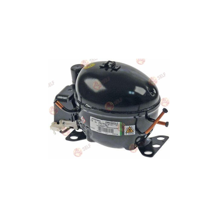 EMBRACO tipi EMX32CLC R600A 220-240 V 50 Hz LBP kompresör - 9580233 | Self Endüstriyel Yedek Parça