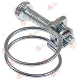 hose clamp, ø 25 mm, zinc-plated steel, 20 pieces - 3381186 | Self Endüstriyel Spare Part