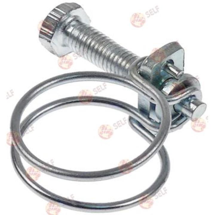 Hose clamp, ø 33 mm, zinc-plated steel, 20 pieces - 3381188 | Self Endüstriyel Spare Part