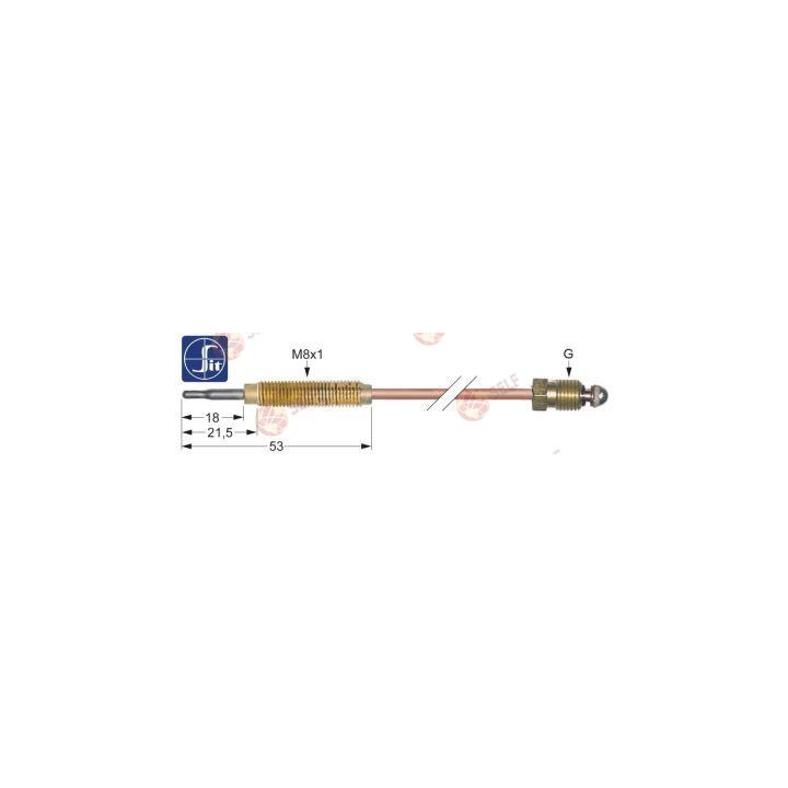 termokupl SIT M9x1 L 320 mm M8x1 - 10120240 | Self Endüstriyel Yedek Parça
