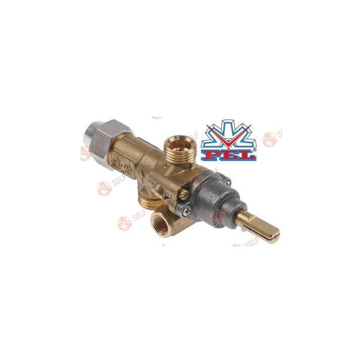 gas tap pel type 21s gas inlet m16x1.5 (tube ø 10mm) - 1360234 | Self Endüstriyel Spare Part