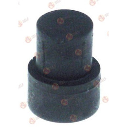 قدم الجهاز قطر 18 مم، ارتفاع 10/23 مم، تثبيت قطر 14 مم، مطاط، الكمية 1 قطعة - 9080024 | Self Endüstriyel