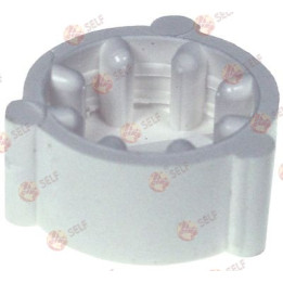 mixer coupling for motor ø 28mm h 14mm teeth 8 plastic - 3320106 | Self Endüstriyel Spare Part