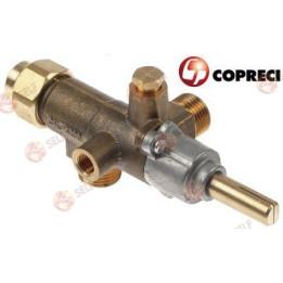 gas tap COPRECI type CAL-3200 gas inlet M18x1.5 (tube ø 12mm) - 1360271 | Self Endüstriyel Spare Part