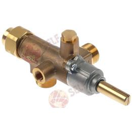 gas tap COPRECI type CAL-3200 gas inlet M18x1.5 (tube ø 12mm) - 1360272 | Self Endüstriyel Spare Part
