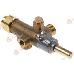 gas tap COPRECI type CAL-3200 gas inlet M18x1.5 (tube ø 12mm) - 1360275 | Self Endüstriyel Spare Part