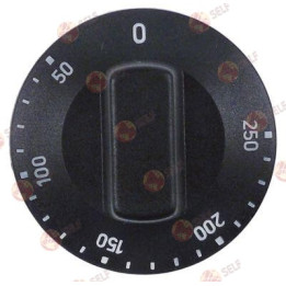 topuzlu termostat t.maks. 250°C ø 50 mm şaft ø 6x4,6 mm şaft düz alt siyah - 4920194 | Self Endüstriyel Yedek Parça