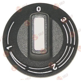 topuz enerji regülatörü 1-3 ø 50 mm şaft ø 6x4,6 mm şaft düz üst siyah - 2320003 | Self Endüstriyel Yedek Parça