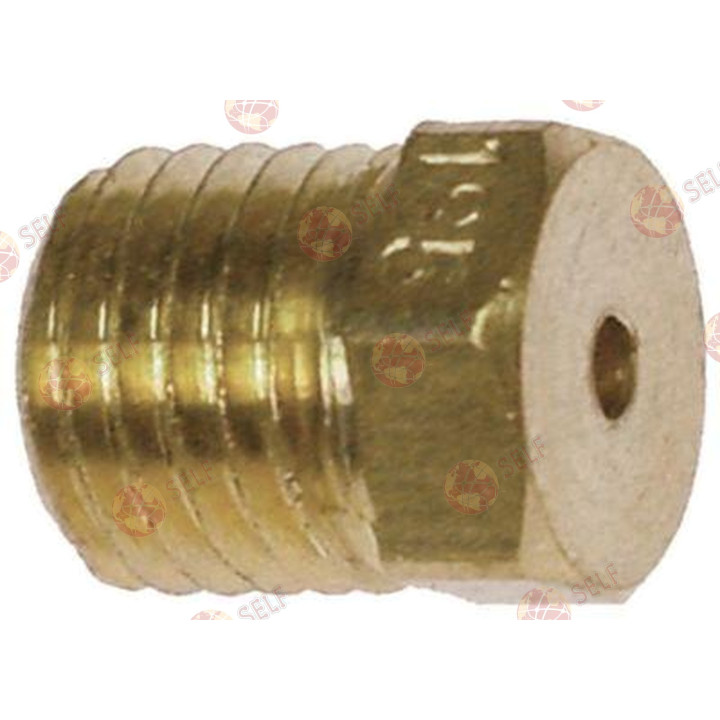 gaz enjektörü, M8x1 dişli, WS 10, iç çap ø 1,85 mm - 2360303 | Self Endüstriyel Yedek Parça