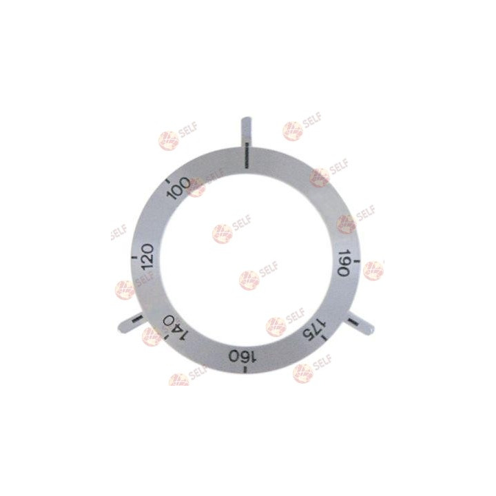termostat ölçeğine sahip düğme, maks. sıcaklık 190°C, 100-190°C - 4920305 | Self Endüstriyel Yedek Parça