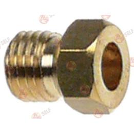 gaz enjektörü dişi M6x0,75 WS 7 iç çap ø 1,40 mm - 2360312 | Self Endüstriyel Yedek Parça