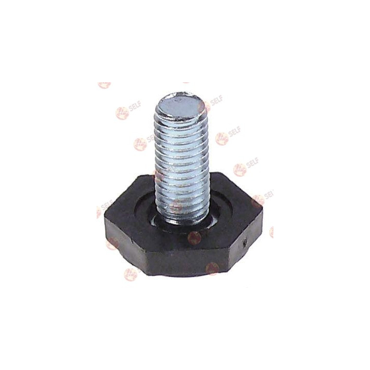 cihaz ayağı dişi M10 diş uzunluk 23 mm yükseklik 29 mm çap 25 mm Adet 1 adet altıgen - 9080033 | Self Endüstriyel Yedek Parça