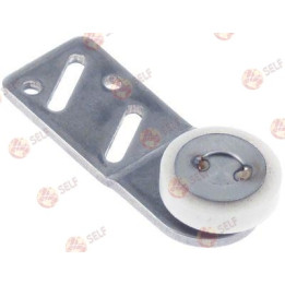 roller rollerø 26mm tread plastic with holder SS bearing ball bearing - 4380156 | Self Endüstriyel Spare Part
