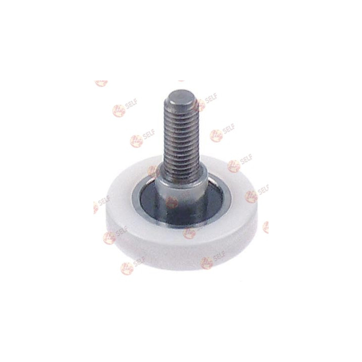 makara ø 33 mm B1 8 mm dişli plastik rulman bilyalı rulman dişli M8x1,25 dişli uzunluk 20 mm - 2120156 | Self Endüstriyel Yedek 