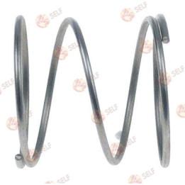 sıkıştırma yayı ø 33 mm, uzunluk 33 mm, tel kalınlığı ø 1,6 mm topuz - 5140031 | Self Endüstriyel Yedek Parça