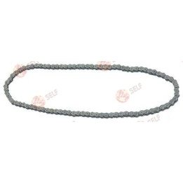 zincir DIN/ISO 05 B-1, 8 mm'lik halkalar, 35 adet, iç genişlik 3 mm, makara çapı 5 mm, tekli, kapalı - 2120162 | Self Endüstriye