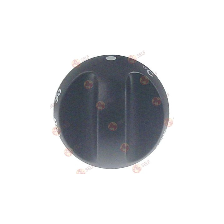 topuz termostat t.maks. 300°C ø 55 mm şaft ø 6x4,6 mm şaft düz üst siyah - 4920483 | Self Endüstriyel Yedek Parça