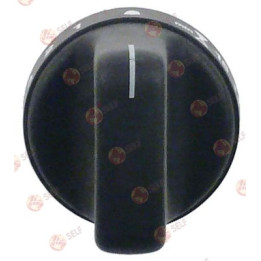 مقبض بقطر 49,5 مم وعمود بقطر 5,8 × 4,5 مم، أسود - 4120069 | Self Endüstriyel