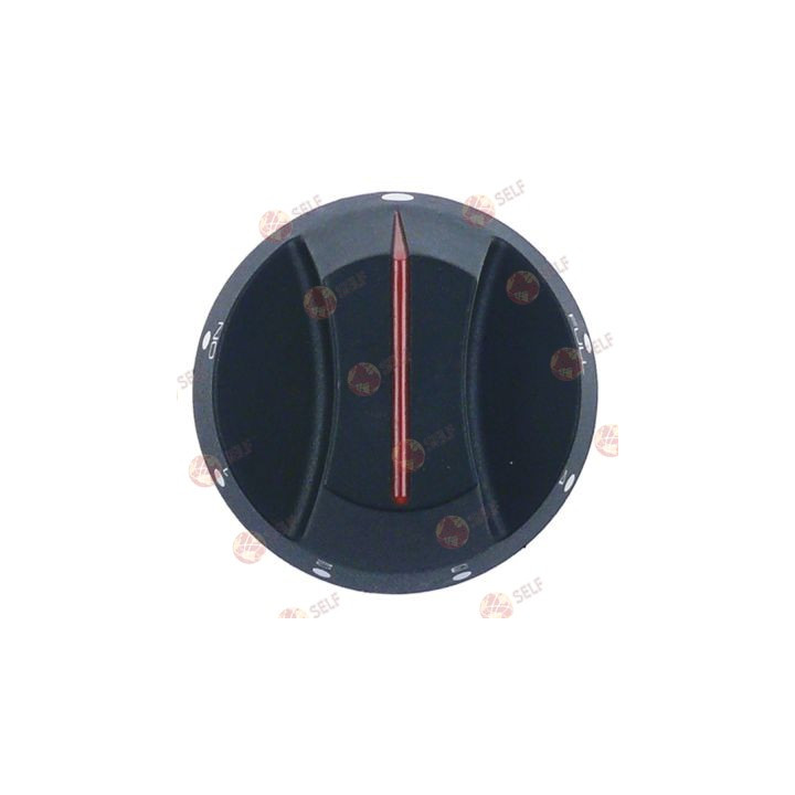 enerji regülatörü düğmesi ON/1-4/FULL ø 65 mm mil ø 5x3,5 mm düz üst mil - 2320050 | Self Endüstriyel Yedek Parça