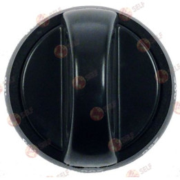 knob thermostat 50-300°C ø 75mm shaft ø 6x4.6mm shaft flat upper/lower black - 4920621 | Self Endüstriyel Spare Part
