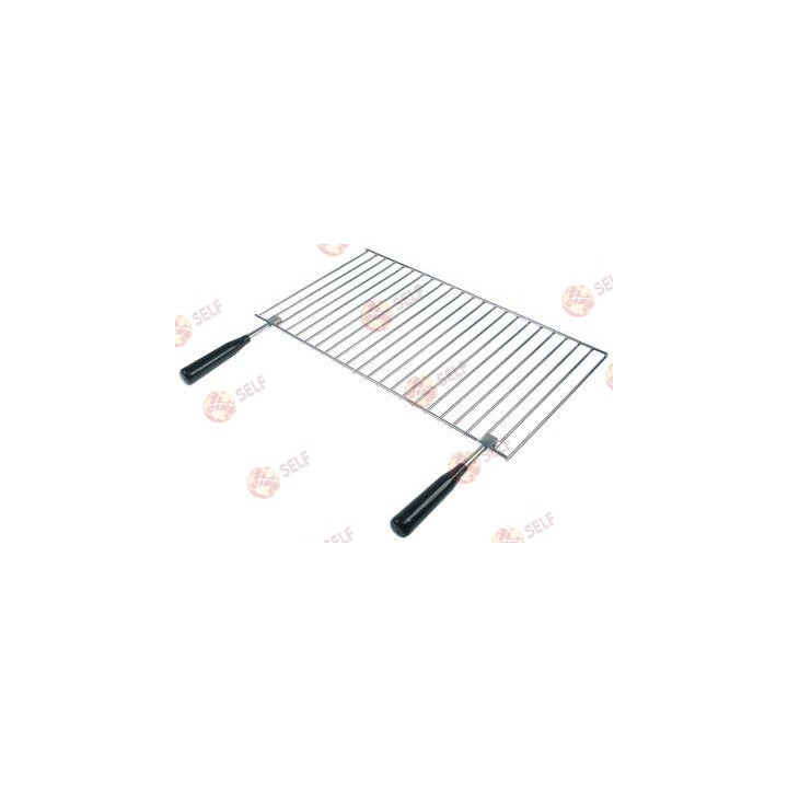 kömür ızgarası ızgarası U 450 mm G 250 mm krom kaplı çelik, Salamander Grill için uygundur, kulplu - 3040069 | Self Endüstriyel 