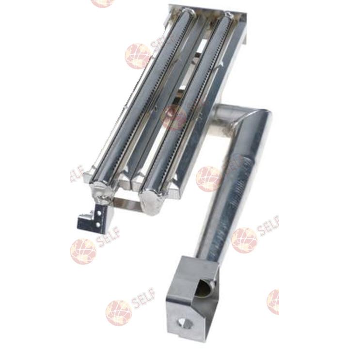 çubuk brülör 2 sıralı uzunluk 500 mm genişlik 170 mm yükseklik 65 mm su ısıtıcısı - 3000012 | Self Endüstriyel Yedek Parça