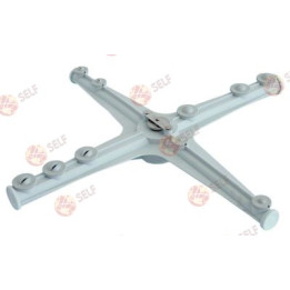 yıkama ve durulama kolu alt uzunluk 410 mm, 6 yıkama nozulu, 4 durulama nozulu, sabitleme çapı 12 mm, 45 mm - 5160974 | Self End