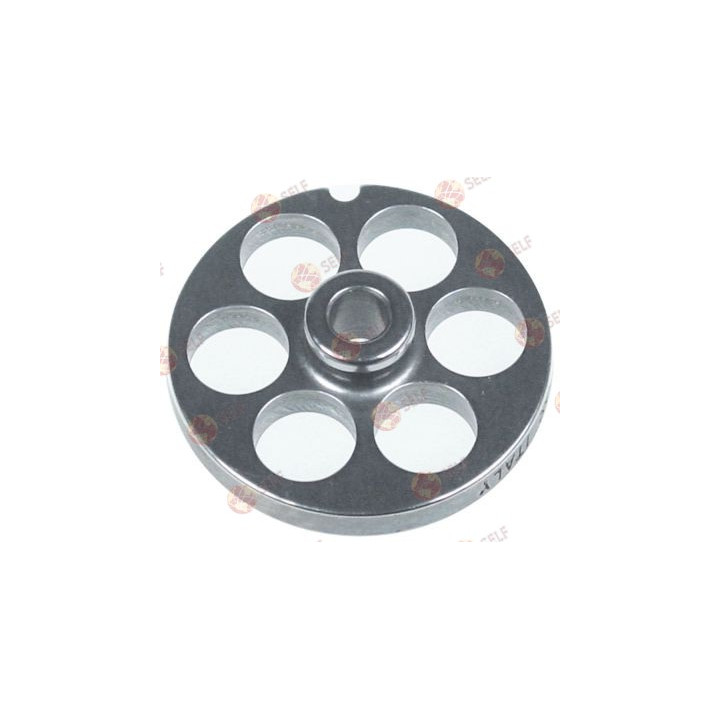 Kıyma makinesi süzgeci, 62 mm çap, tip 8, gözenek boyutu 16 mm, pimli 1 sabitleme oluğu - 4280065 | Self Endüstriyel Yedek Parça