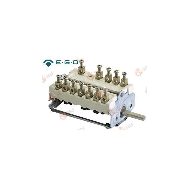 çalıştırma anahtarı 4 çalışma konumu 3NO/2CO sırası 0-1-2-3 16A mil ø 6x4,6 mm mil L 23 mm - 4520408 | Self Endüstriyel Yedek Pa