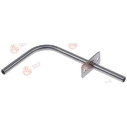 kombi buharlı fırın için açılı enjeksiyon borusu D1 ø 10 mm D2 ø 8 mm L 170 mm - 1543071 | Self Endüstriyel Yedek Parça
